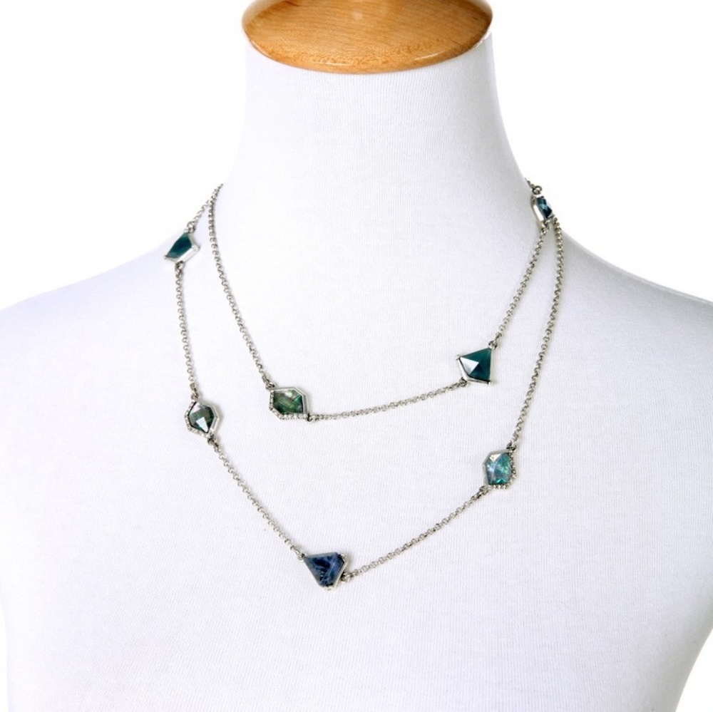 ❗SALE❗Blue Gem Fashion Necklace